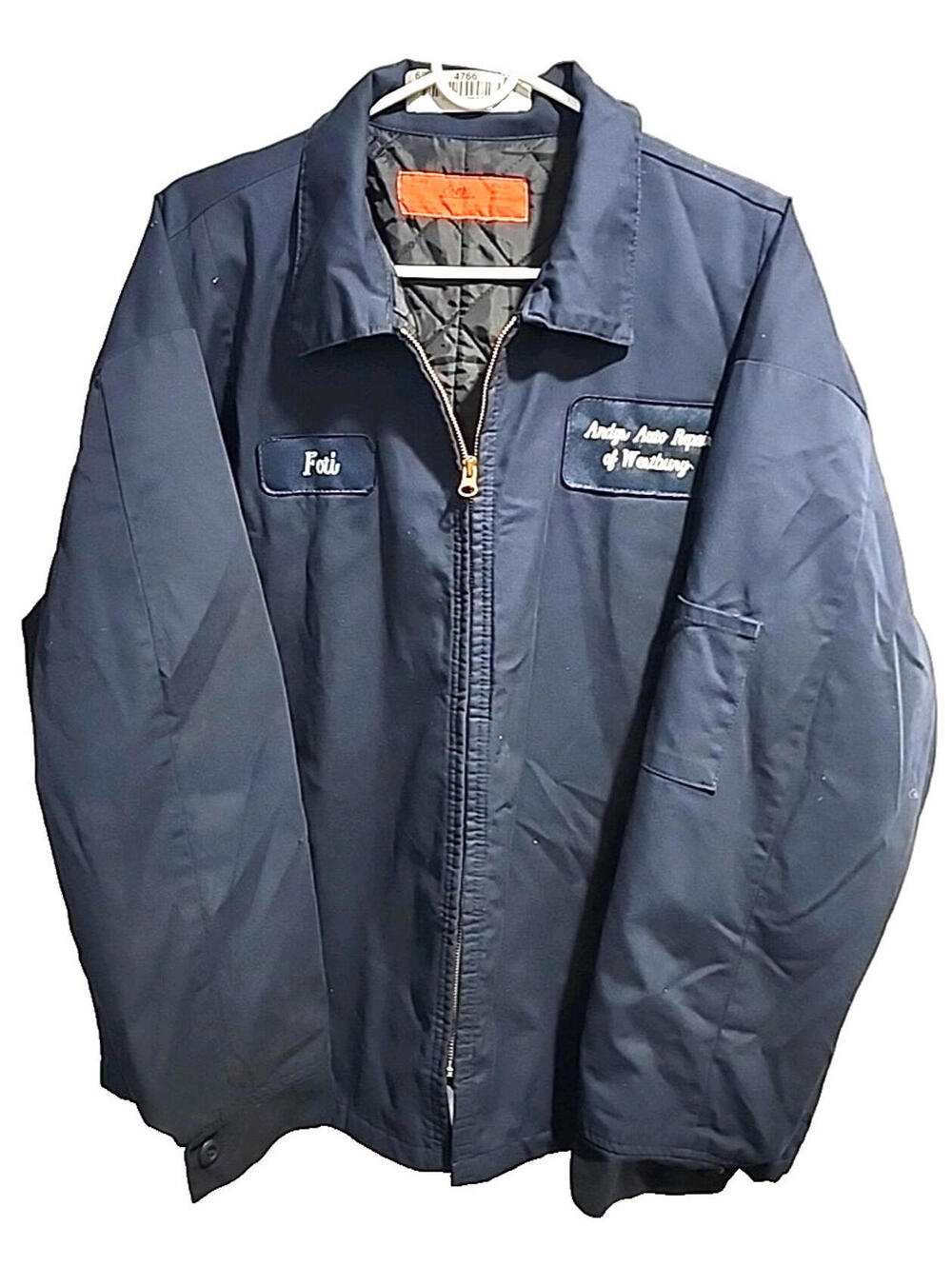 Mechanic Insulated Jacket Cintas Men Workwear Blue XL